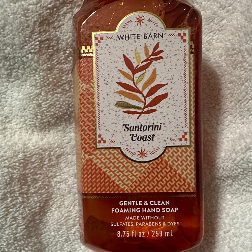 NEW! 🌞White Barn Santorini Coast Foaming Hand Soap - Vibrant Orange - Picture 2 of 7